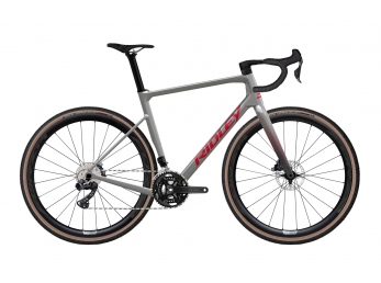 Ridley Grifn RS Shimano GRX Di2 2x12 Battleship Grey + Candy Red Metallic